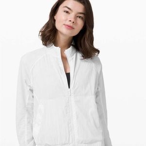 Lululemon Bombs Away Jacket White / City Breeze White Multi nwt